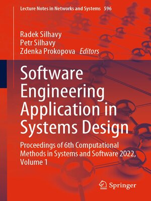 cover image of Software Engineering Application in Systems Design